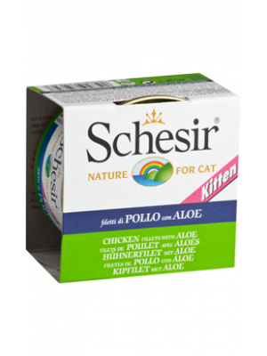 SCHESIR KITTEN FILETE DE FRANGO E ALOE 85GR